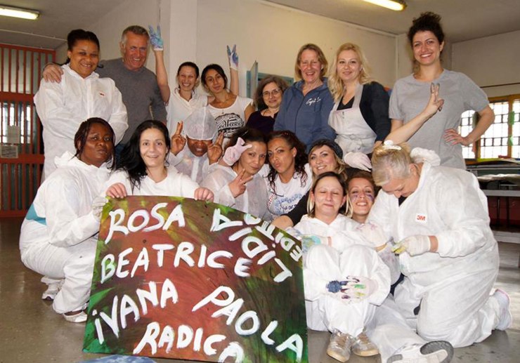 laboratorio di serigrafia in carcere