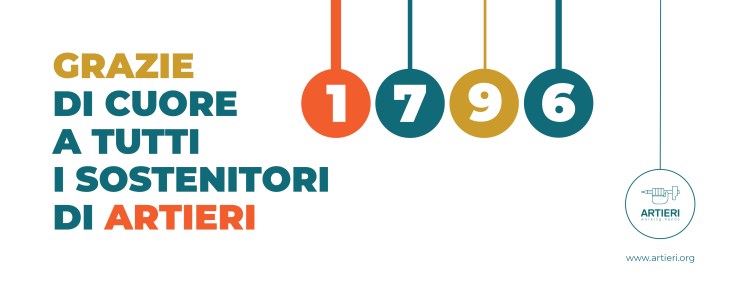 1796 volte grazie a tutti i sostenitori di Artieri